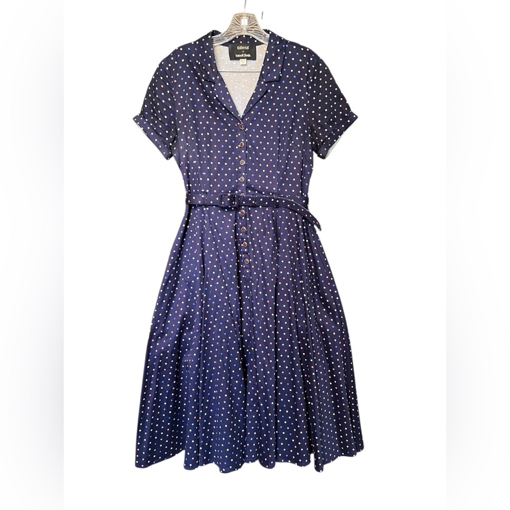 COLLTIF MODCLOTH | polkadot dress with pockets